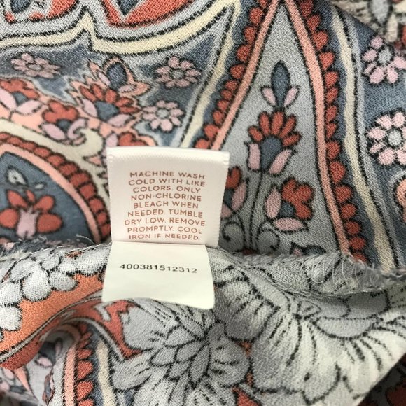 Lauren Conrad Boho Floral Cold Shoulder Dress M - Picture 8 of 8